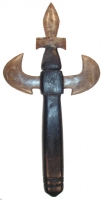 Prehistoric Scepter, Hand Carved Stone & Wood Replica