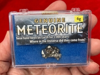 Authentic 6 Gram Meteorite, IRON NICKEL, CAMPO del CIELO, SPACE ROCK 