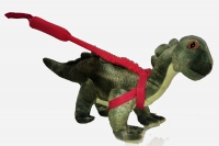 Soft Plush Dinosaur on a Leash