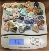1 Pound Gemstone Mineral Mix for Collecting & Gem Mining