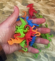Lot of 25 Miniature Dinosaur Figure Toys
