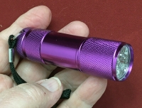 9 LED Bulb Ultraviolet (UV) Flashlight (longwave)