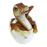 Raptor Baby Hatchling Egg Sculpture
