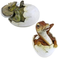 Raptor Baby Hatchling Egg Sculpture
