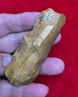 Authentic Paleolithic Flint Tool in Acrylic Display Case